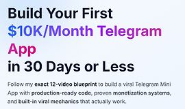 Создание вирусных приложений для Telegram logo