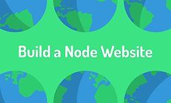 Создайте свой первый сайт c Node.js logo