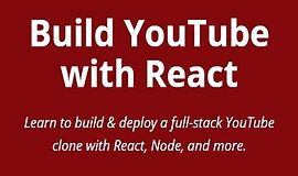 Создайте YouTube с помощью React logo