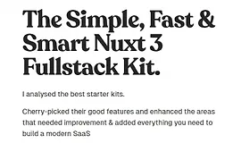 Supersaas - универсальный Nuxt 3 fullstack-кит