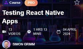  Тестирования React Native приложений logo