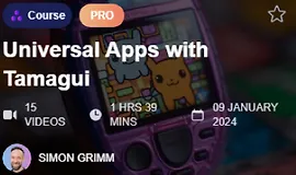 Универсальные приложения с Tamagui