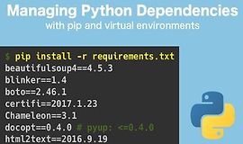 Управление зависимостями Python logo