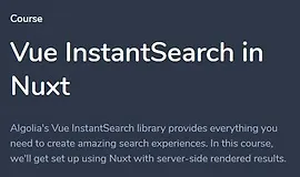 Vue InstantSearch в Nuxt