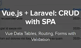 Vue.js + Laravel: CRUD и SPA