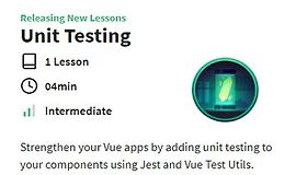 Vue: Модульное тестирование logo