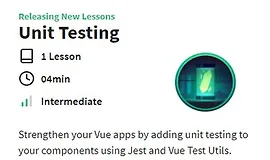 Vue: Модульное тестирование