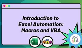 Введение в автоматизацию Excel: Макросы и VBA logo