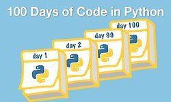 100 дней программирования на Python logo