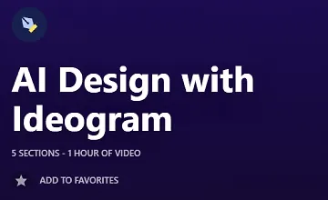 Изображение курса AI-дизайн с Ideogram