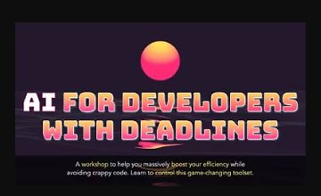 Изображение курса AI для разработчиков с жёсткими дедлайнами