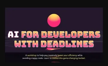 Изображение курса AI для разработчиков с жёсткими дедлайнами