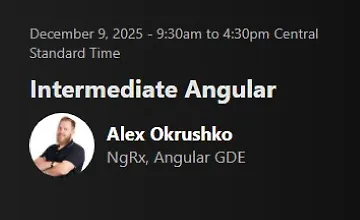 Изображение курса Angular: уровень Intermediate