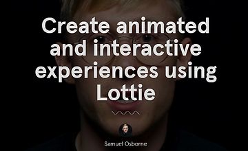 Анимации и интерактив с помощью Lottie logo