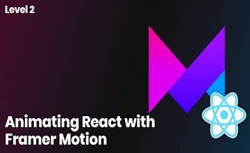 Анимации в React c Framer Motion logo