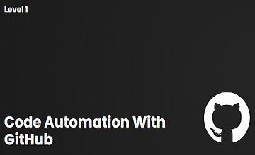 Автоматизация с помощью GitHub logo