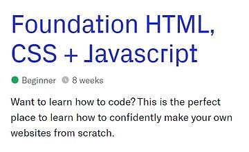 Изображение курса Базовый HTML, CSS + Javascript