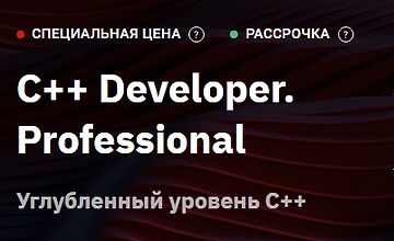 C++ Developer. Professional