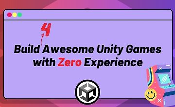 Изображение курса Четыре классные игры на Unity с нуля