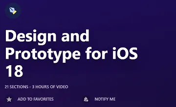 Изображение курса Дизайн и прототипирование для iOS 18