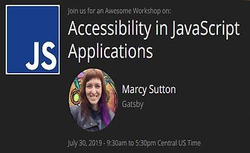 Изображение курса Доступность в приложениях JavaScript