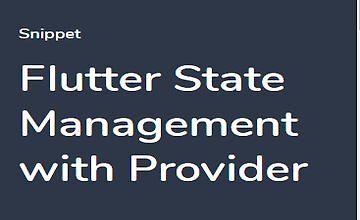 Flutter - Управление состоянием с Provider