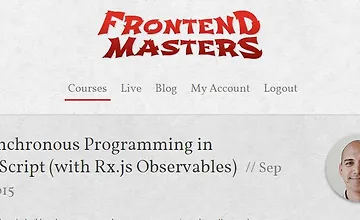 Изображение курса Асинхронное программирование в JavaScript (с rx.js)