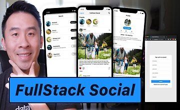 Изображение курса Fullstack Social iOS NodeJS REST