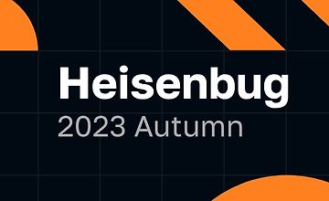 Heisenbug 2023 Autumn. Конференция по тестированию не только для тестировщиков logo