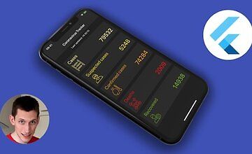 Изображение курса Интенсивный курс Flutter REST API: приложения Coronavirus tracker