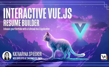 Изображение курса Интерактивный конструктор резюме на Vue.js