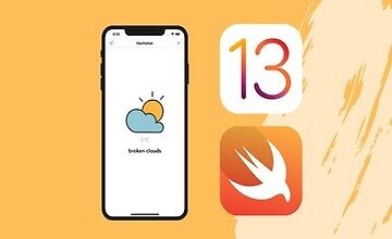 iOS 13 и Swift 5: RESTFul API Приложение Погоды с Alamofire 5 logo