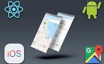 Использование Google Maps API в React Native для iOS / Android logo