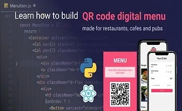 Изображение курса Конструктор цифрового QR Меню (Python/Django + React)