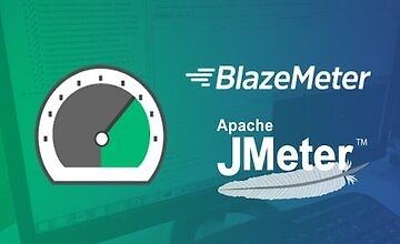 Курс по тестированию производительности с JMeter и Blazemeter logo