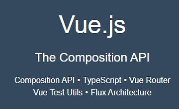 Курс Vue.js 3 - Composition API, TypeScript, Тестирование logo