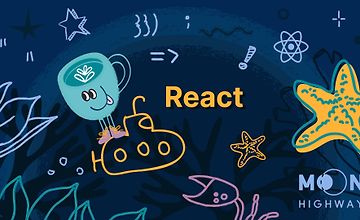 Начало работы с React logo