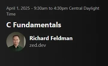 Изображение курса Основы языка C