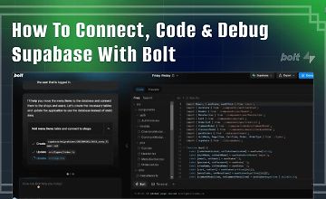 Изображение курса Подключение, код и отладка Supabase с Bolt