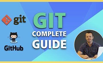 Полное руководство по Git: поймите и освойте Git и GitHub logo