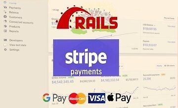 Полное Руководство по приему платежей с Ruby on Rails 6 (Stripe API) logo