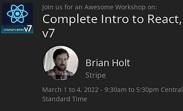 Изображение курса Полное введение в React, v7