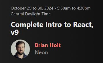 Изображение курса Полное введение в React, v9