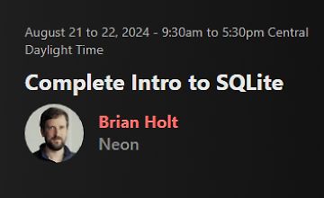 Изображение курса Полное введение в SQLite