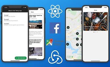 Полный курс React Native - Redux - Context API - 2020 logo