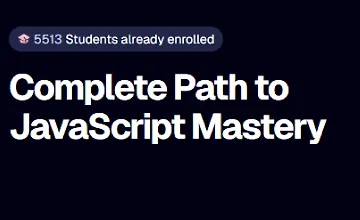 Изображение курса Полный путь к мастерству JavaScript