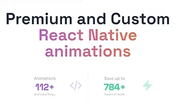 Изображение курса Премиум и кастомные анимации для React Native
