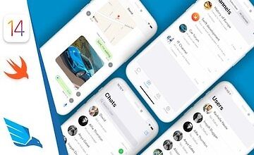 Изображение курса iOS 14 & Swift - Приложение  чата, такое как WhatsApp Viber Telegram