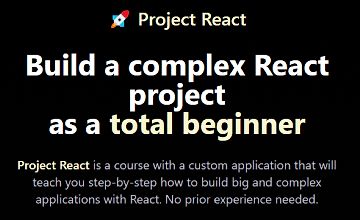 Project React. Постройте сложный проект на React, начиная с нуля logo