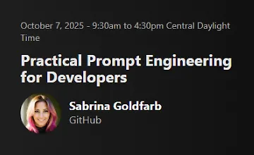 Изображение курса Промт-инжиниринг для разработчиков